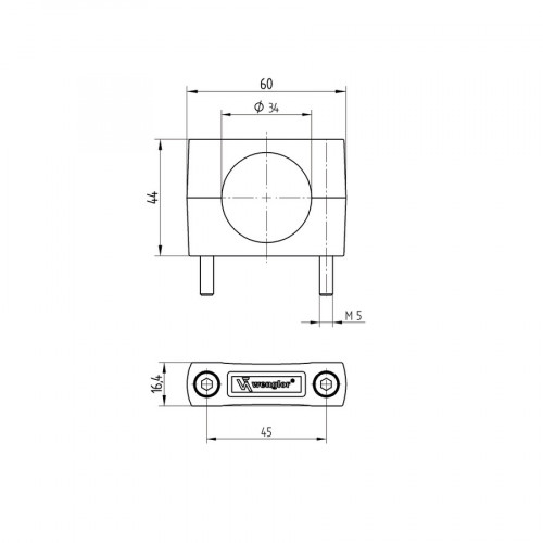 BEF-SET-38 Mounting Set for 50 × 50 × 30 mm (P)