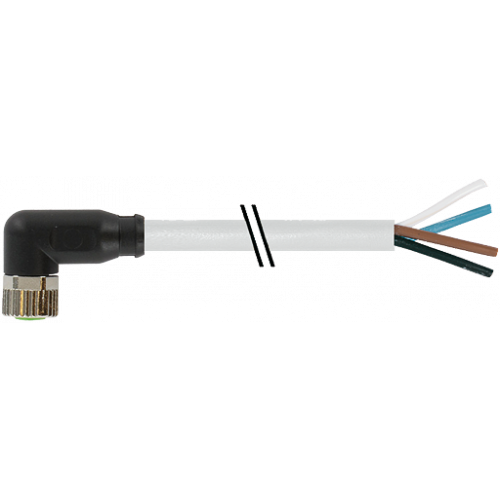 7999-08101-2342000 M8 female 90° A-cod. with cable
