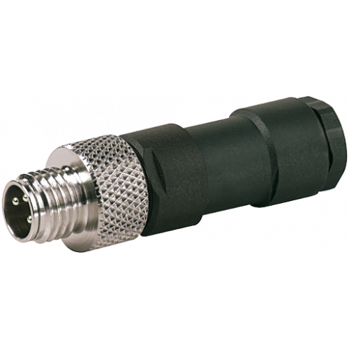 7000-08401-0000000 M8 MALE 0° FIELD-WIREABLE (SOLDER PINS)