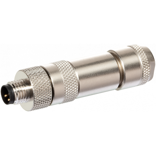 7000-08641-0000000 M8 MALE 0° SHIELDED WIREABLE SCREW TERM.