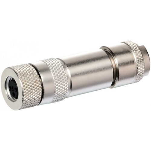 7000-08661-0000000 M8 FEMALE 0° SHIELDED WIREABLE SCREW TERM.
