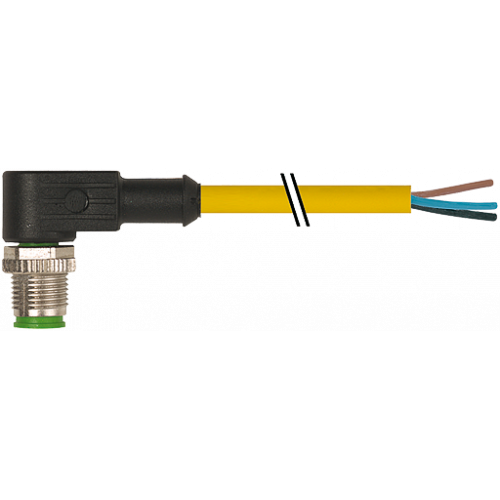 7700-12081-U030150 M12 male 90° A-cod. with cable