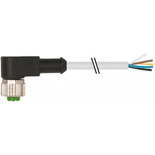 7000-12361-3442500 M12 female 90° A-cod. with cable