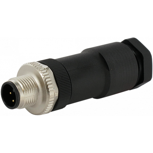 7000-12745-0000000 M12 MALE 0° FIELD-WIREABLE