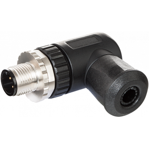 7000-12851-0000000 M12 MALE 90° SELF WIREABLE SCREW TERMINAL