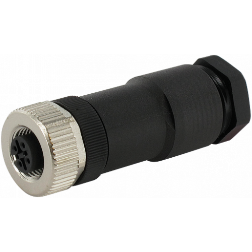 7000-12945-0000000 M12 FEMALE 0° FIELD-WIREABLE