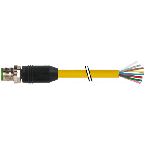 7700-17001-U0H0150 M12 male 0° with cable