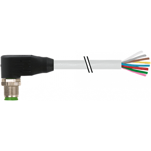 7700-17021-U2H0150 M12 male 90° with cable