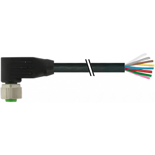 7000-17061-6640150 M12 female 90° A-cod. with cable