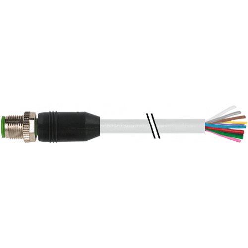 7000-19001-3010100 M12 male 0° A-cod. with cable