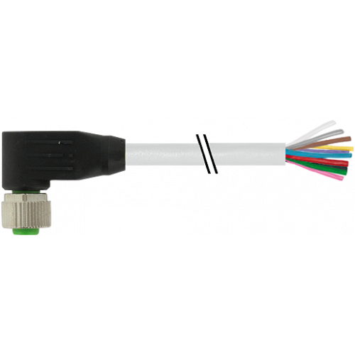 7000-19061-3010150 M12 female 90° A-cod. with cable