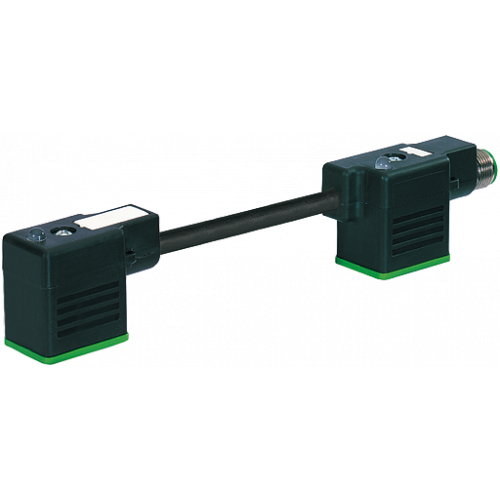 7000-89151-6360000 M8 male on back A-cod. / MSUD double valve BI-11mm