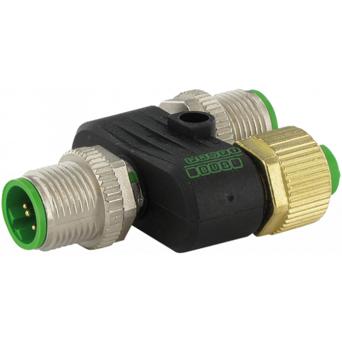 7000-46091-0000000 T-COUPLER M12 6POL. CUBE67 SHIELDED