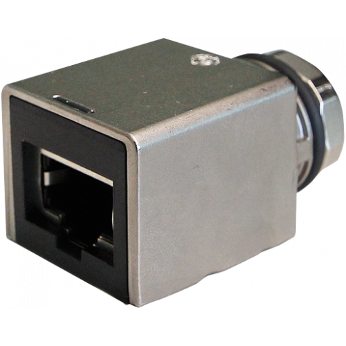 7000-51531-0000000 adaptor M12 female x-cod. / RJ45 male 0° Gigabit