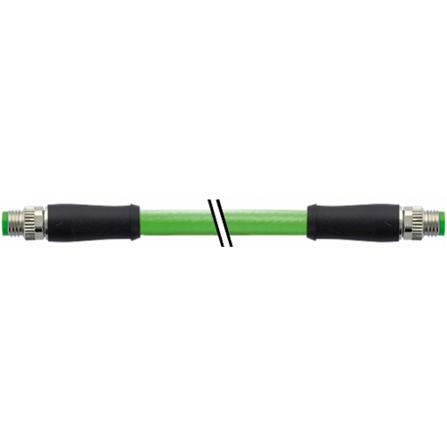 7000-86001-7960150 M8 male 0° / M8 male 0° D-cod. shielded