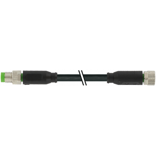 7080-88011-R030030 M8 male 0° / M8 female 0°