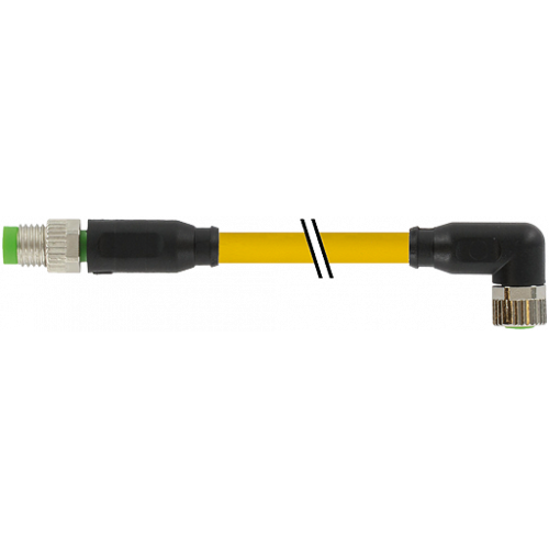 7000-88033-0310100 M8 male 0° / M8 female 90° A-cod. 180°