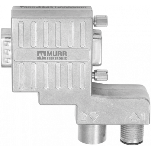7000-99431-0000000 M12/D-SUB PROFIBUS ADAPTER 90°-Zn alloy