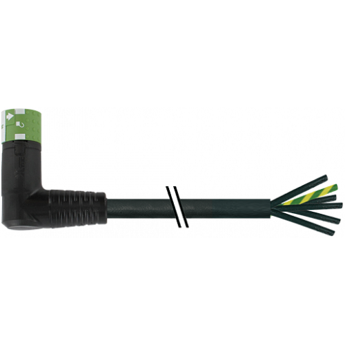 7000-P8131-P010100 MQ15-X-Power female 90°right, with cable