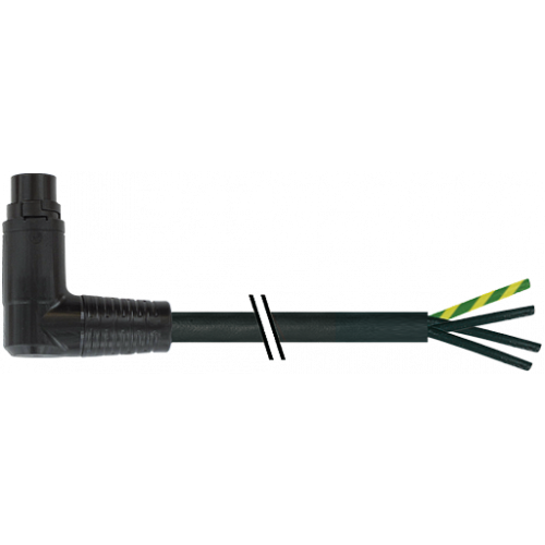 7000-P8211-P220100 MQ15-X-Power male 90° right, with cable