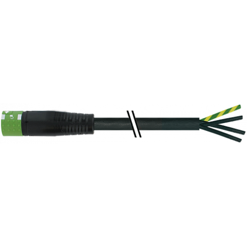 7000-P8221-P020100 MQ15-X-Power female 0° with cable
