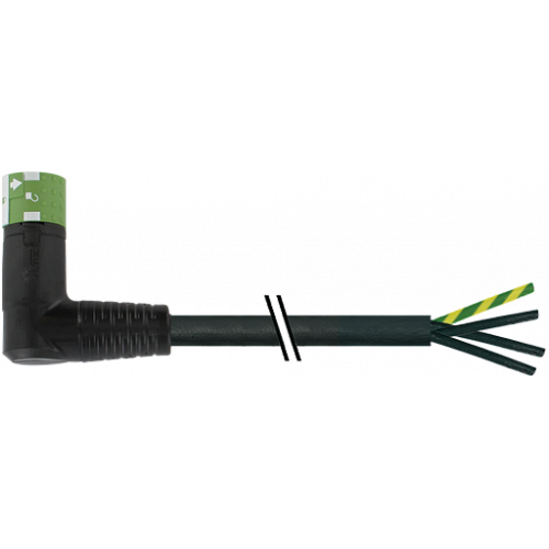 7000-P8231-P230100 MQ15-X-Power female 90°right, with cable