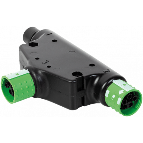 7000-P8401-0000000 T coupler MQ15 male/ 2x MQ15 female