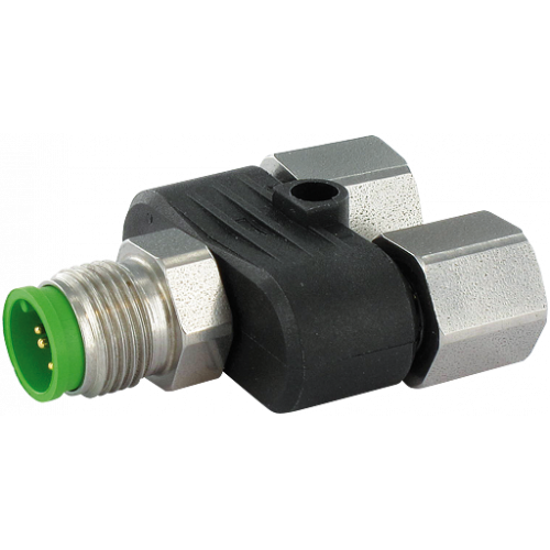 7004-41121-0000000 T coupler M12 male / M12 female V4A