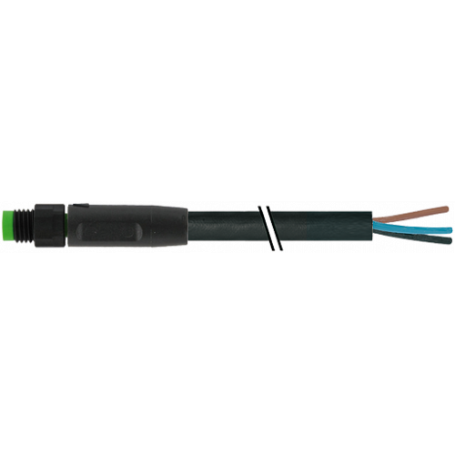 7005-08001-6300150 M8 male 0° A-cod. with cable Lite