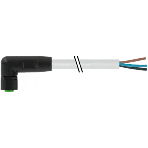 7005-08101-2110100 M8 female 90° A-cod. with cable Lite