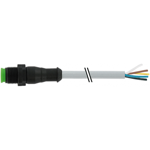 7005-12041-2150200 M12 male 0° A-cod. with cable Lite