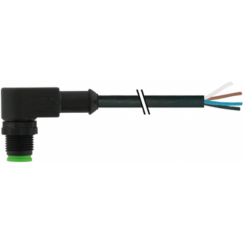 7005-12101-6340300 M12 male 90° A-cod. with cable Lite