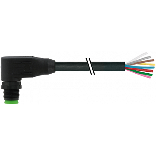7005-17021-6641000 M12 male 90° A-cod. with cable Lite