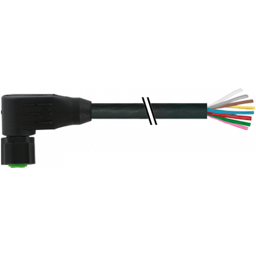 7005-17061-6641000 M12 female 90° A-cod. with cable Lite