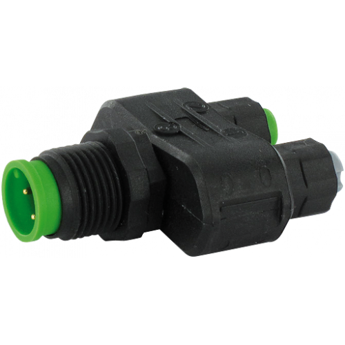 7005-41201-0000000 T COUPLER M12 MALE / M8 FEMALE 0° LITE