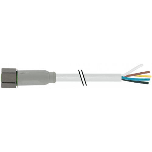 7014-08061-2110150 M8 female 0° A-cod. with cable F&B