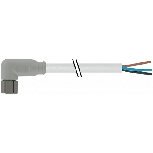 7014-08081-2100150 M8 female 90° A-cod. with cable F&B