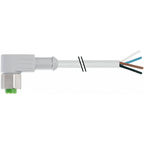 7014-12341-2140050 M12 female 90° A-cod. with cable F&B