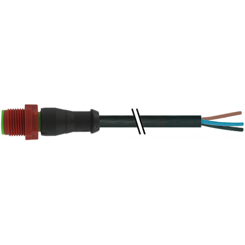 7023-20001-6260150 M12 male 0° C-cod. with cable