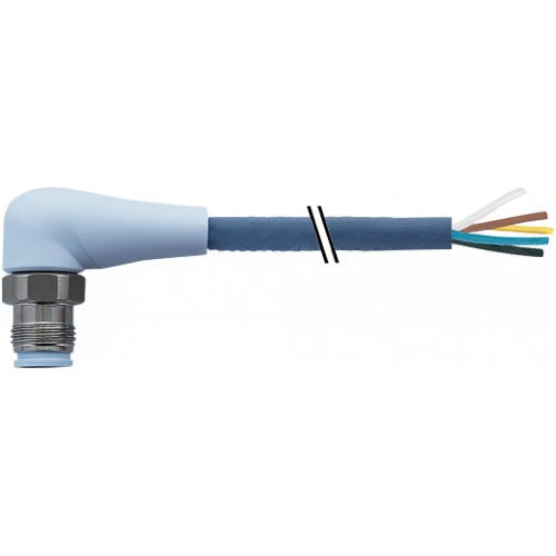 7024-12121-3390150 M12 male 90° A-cod. with cable F&B Pro