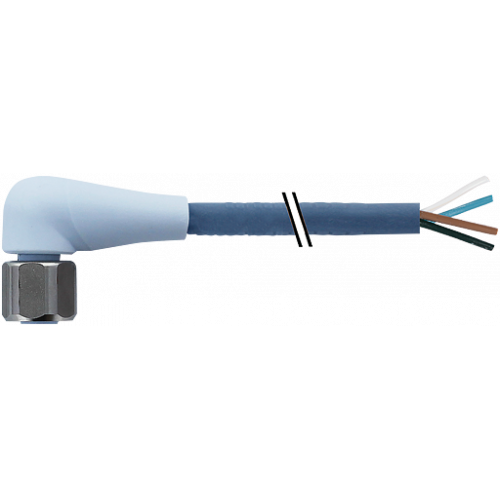 7024-12341-3210150 M12 female 90° A-cod. with cable F&B Pro