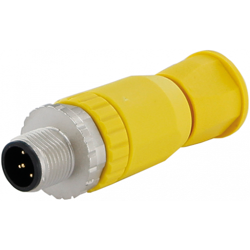 7030-12731-0000000 M12 MALE 0° SELF WIREABLE SCREW TERMINAL