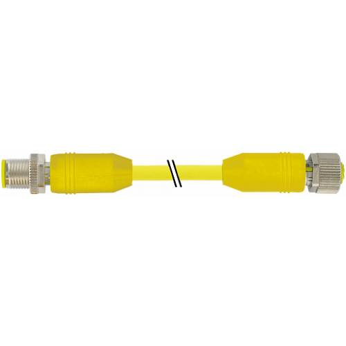 7030-48001-1140050 M12 male 0° / M12 female 0° A-cod. AIDA