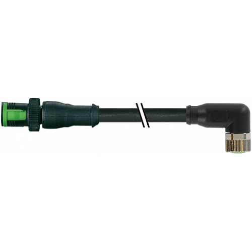 7050-40601-6300060 MQ12 male 0° / M8 female 90° A-cod.