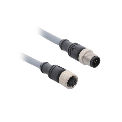 ZDNV006 Adaptor Cable M12 × 1, 8-pin - M12 × 1, 12-pin