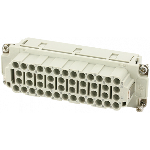 70MH-EB046-GC03020 B24 female 46-pole, crimp t., 500 V, 16 A