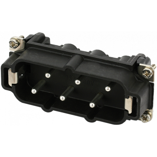70MH-ES006-FS02030 B16 male 6-pole, screw t., 400 V, 42 A