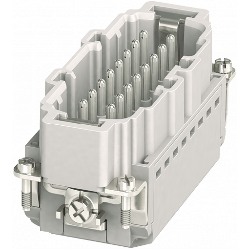 70MH-ES016-FP03020 B16 male 16-pole, Push-in, 500 V, 16 A