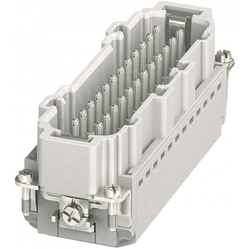 70MH-ES024-GP03020 B24 male 24-pole, Push-in, 500 V, 16 A