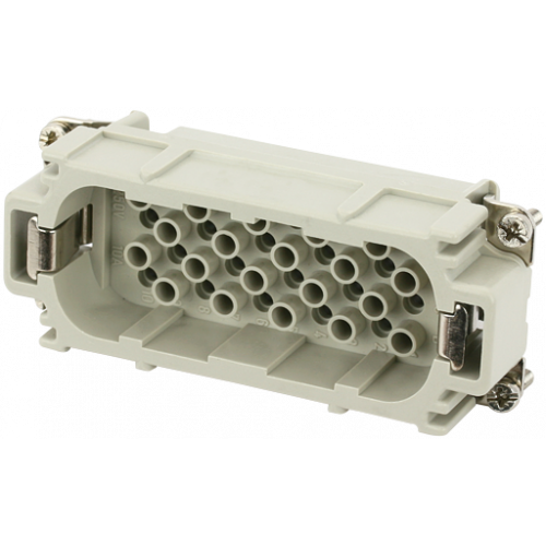 70MH-ES040-FC01010 B16 male 40-pole, crimp t., 250 V, 10 A